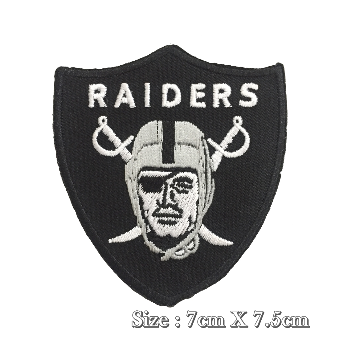 โลโก้ ทีมRaider ตัวรีดติดเสื้อ อาร์มรีด อาร์มปัก ตกแต่งเสื้อผ้า หมวก กระเป๋า แจ๊คเก็ตยีนส์ Hipster Embroidered Iron on Patch