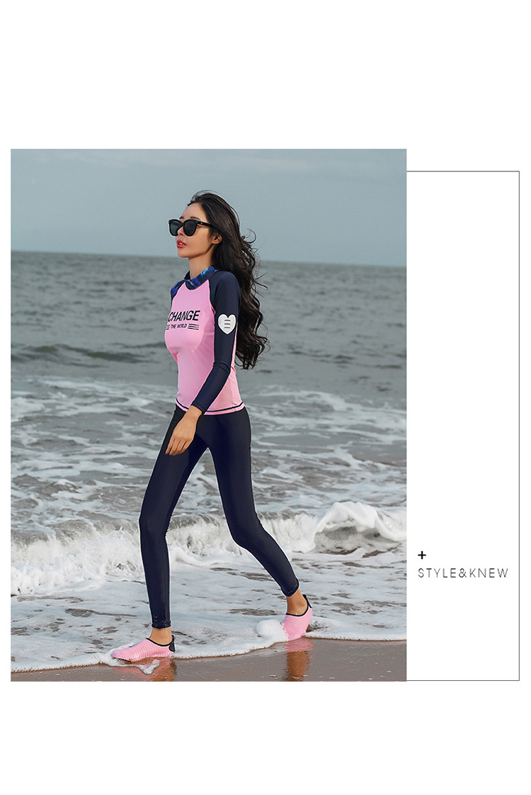 ชุดว่ายน้ำแบบสปอร์ต ชุดว่ายน้ำแขนยาวขายาว ส่งฟรี ems