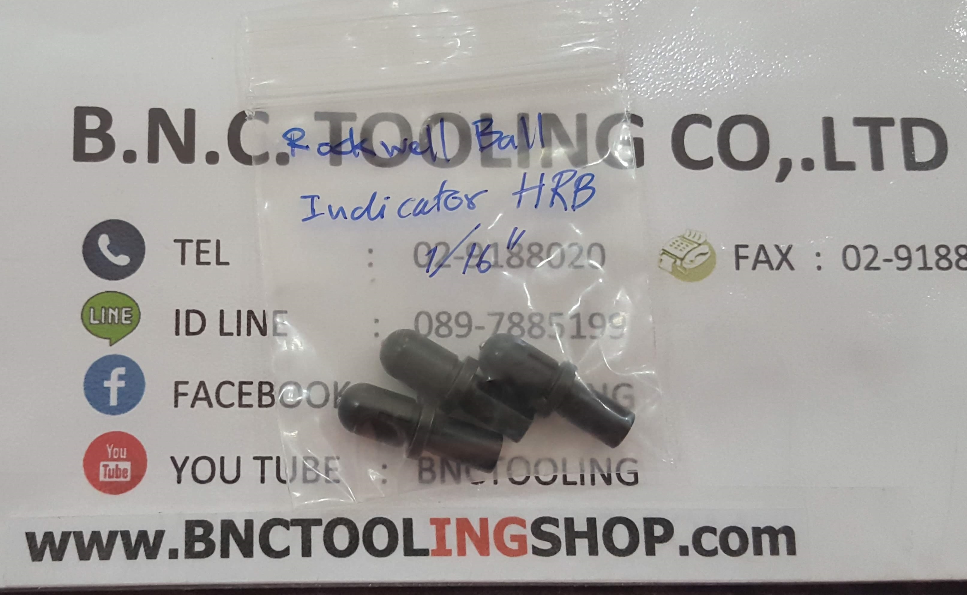 หัวเพรชกดเครื่องวัดความแข็ง และ Ball สำหรับเครื่องทดสอบความแข็งเหล็ก ชนิด Rockwell