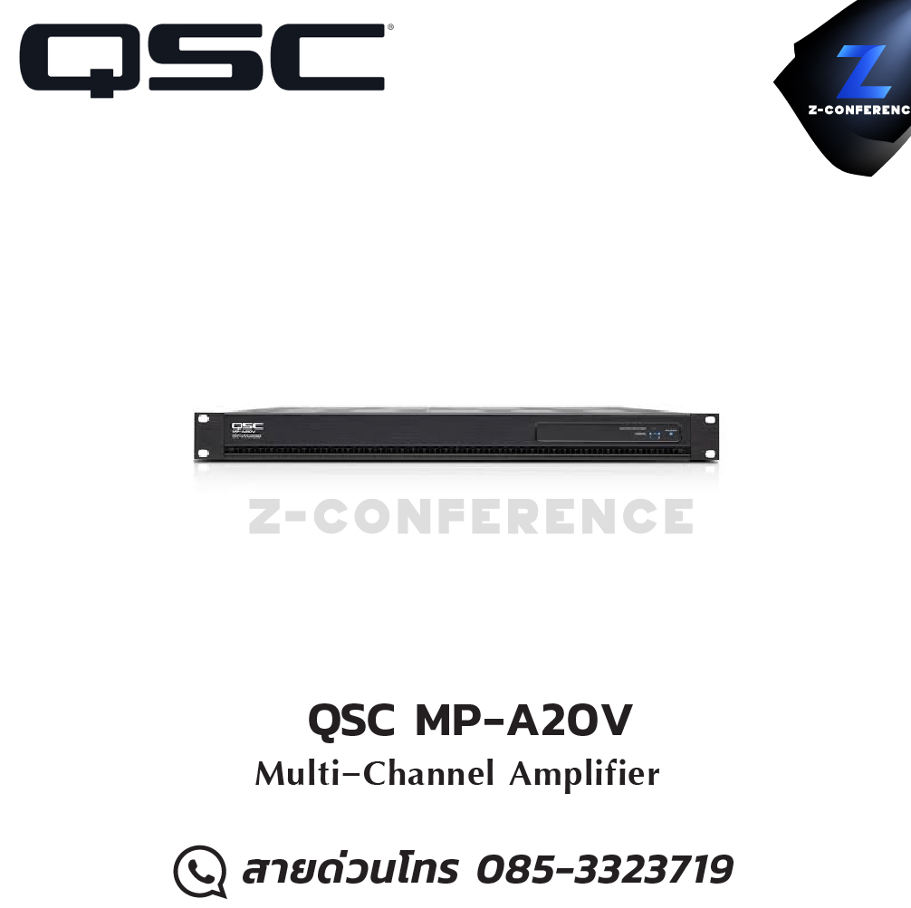 QSC MP-A20V Amplifier , แอมป์ , amplifier, power amp, power amplifier