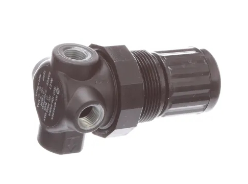 Norgren เครื่องปรับความดันขนาดเล็ก, ไม่มีเกจวัด, 5 ถึง 100 psi out, 1/8" port, R07 Series R07-100-RNKA