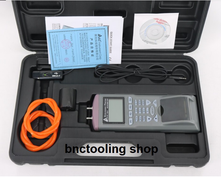 เครื่องวัดความดัน มาโนมิเตอร์ (Manometer),AZ9835 Pressure Differential Meter 5psi Datalogging Printer Manometer.