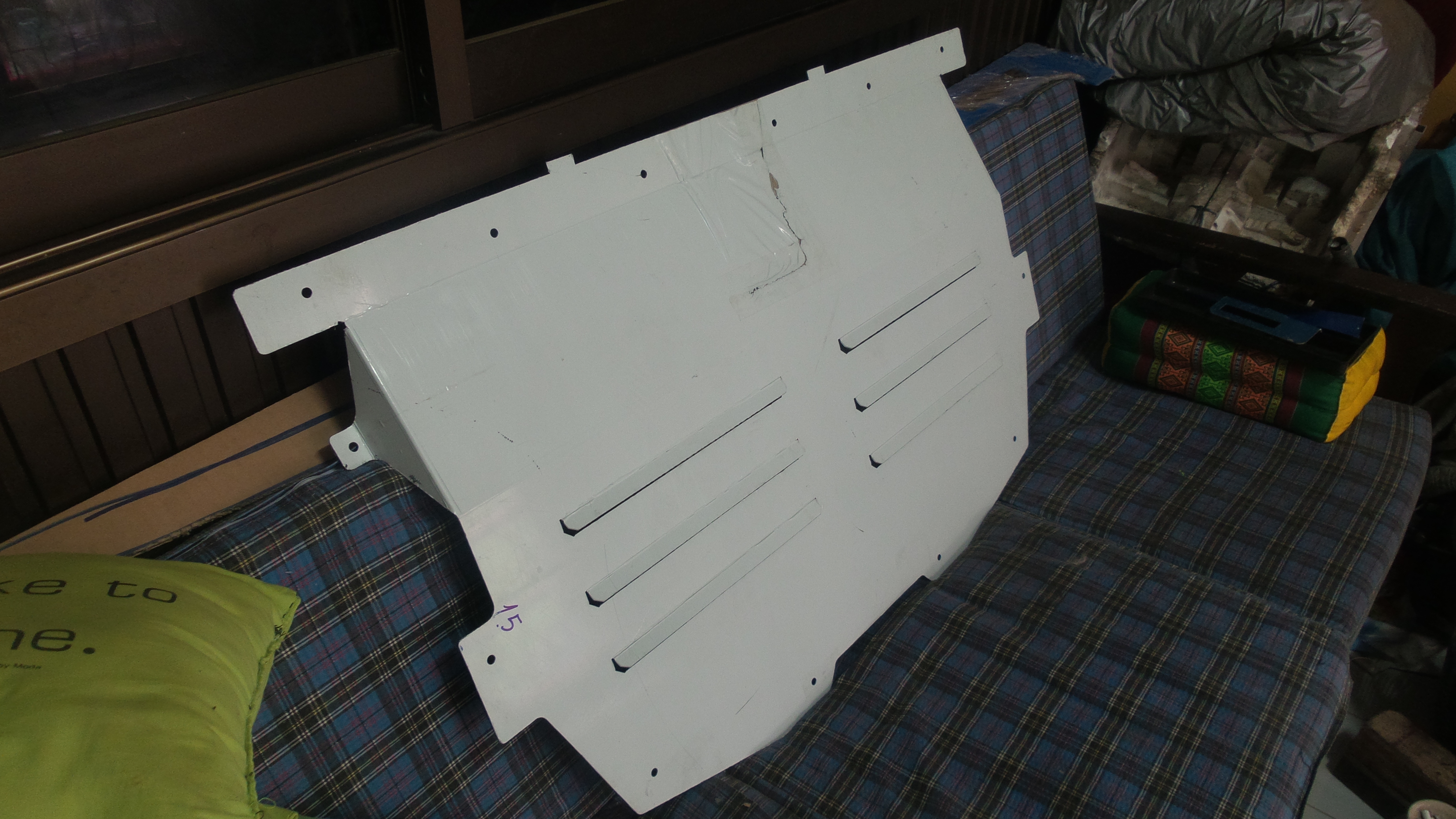 แผ่นปิดใต้ห้องเครื่องอลูมิเนียม Mazda 2 Sky Raceplate_Undertray