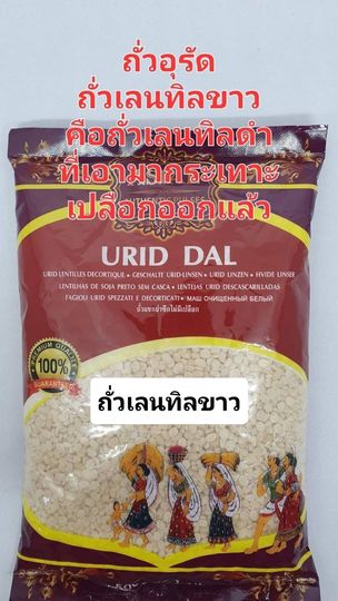 ถั่วเลนทิลขาว,ถั่วอุรัด