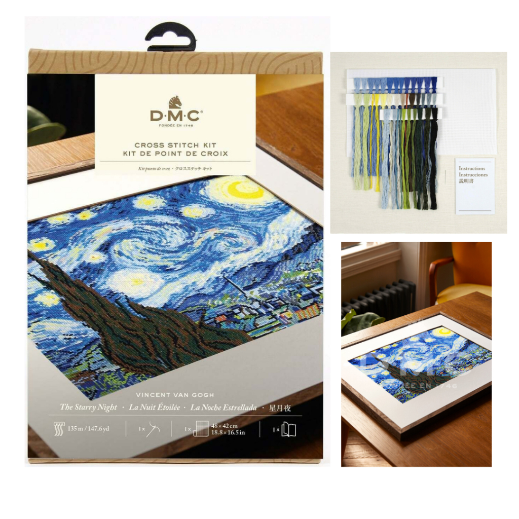 DMC ชุดปักครอสติช The Starry Night by Van Gogh (BK1995)