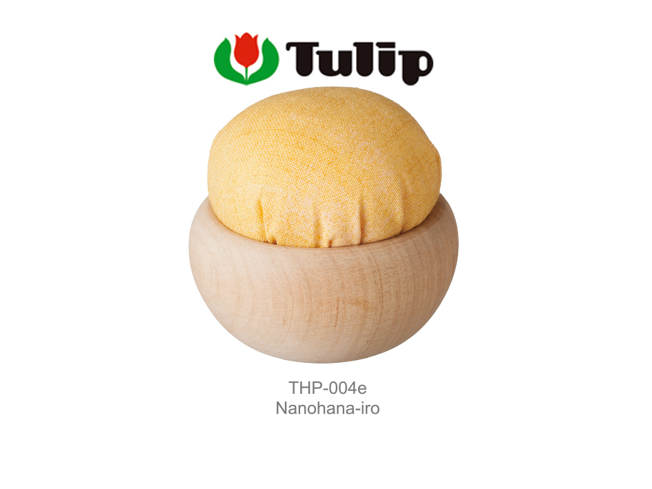 หมอนปักเข็มหมุด Tulip Nanohana-iro3 THP004e สีเหลืองพาสเทล