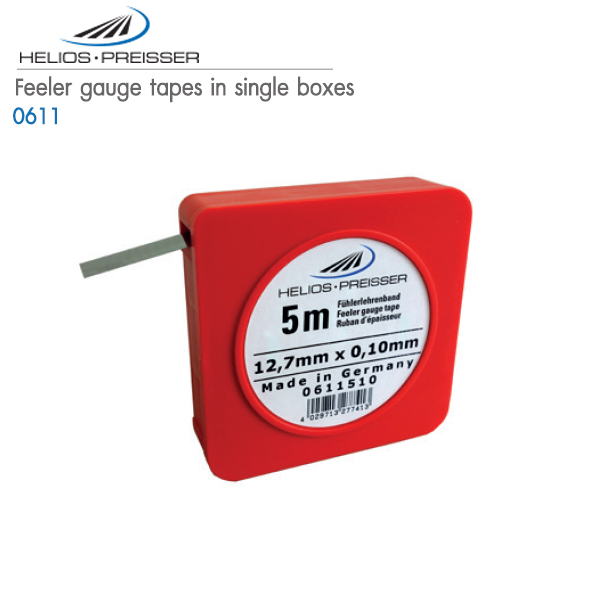HELIOS-PREISSER,Feeler gauge tapes in single boxes,0611