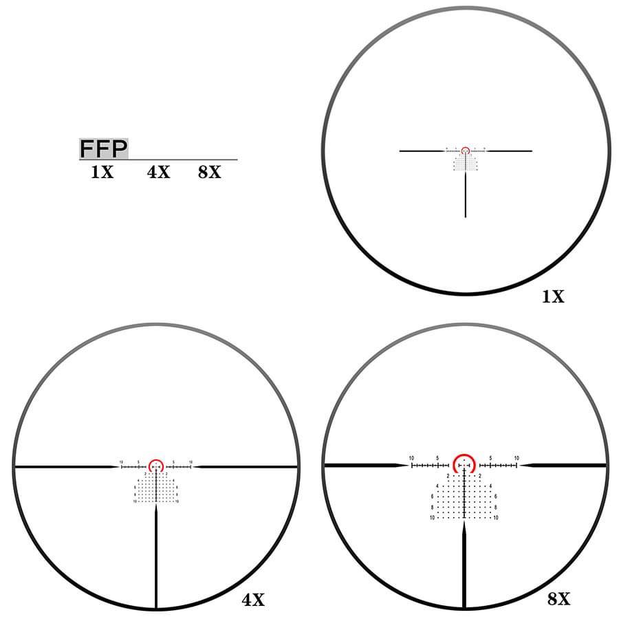 DiscoveryOpt ED-AR 1-8X24SFIR FFP (เป็นแบบยิงเร็วจะโฟกัสได้ไว)