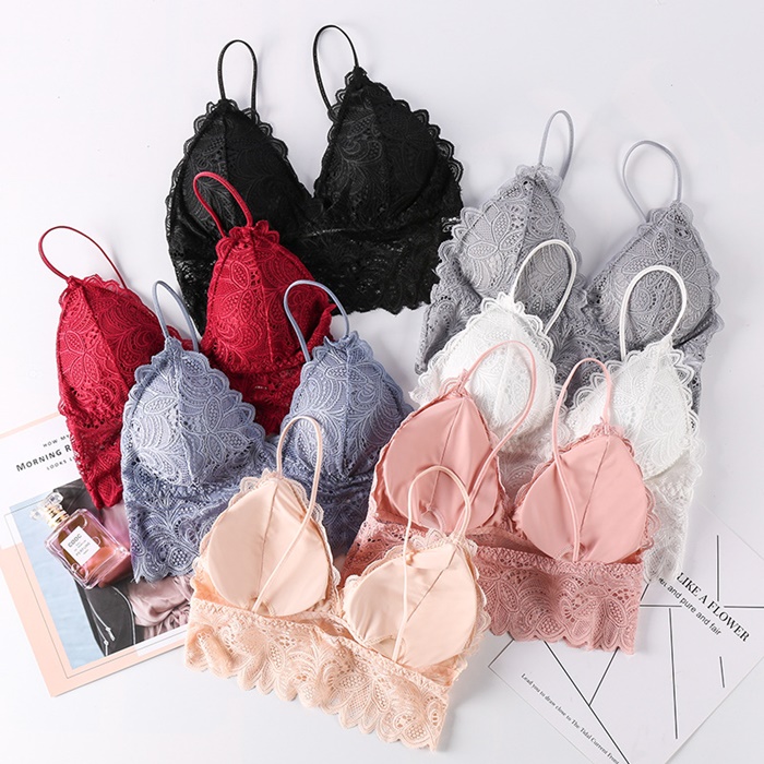 NA216 เสื้อบราสายเดี่ยวเซ็กซี่ บราลูกไม้สายเดี่ยวเว้าหน้าอกกว้างลึกด้านในเป็นฟองน้ำมีช่องสำหรับถอดใส่ได้ ผ้าลูกไม้สวยๆตามรูปถ่ายสินค้าจริงเลยค่ะ