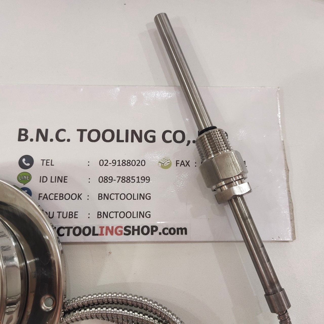 เกจวัดอุณหภูมิแบบท่อคะปิลลารี , ThermometerGauge, Denki DKW 4"1.5M Temp 0-120C x 1/2PT