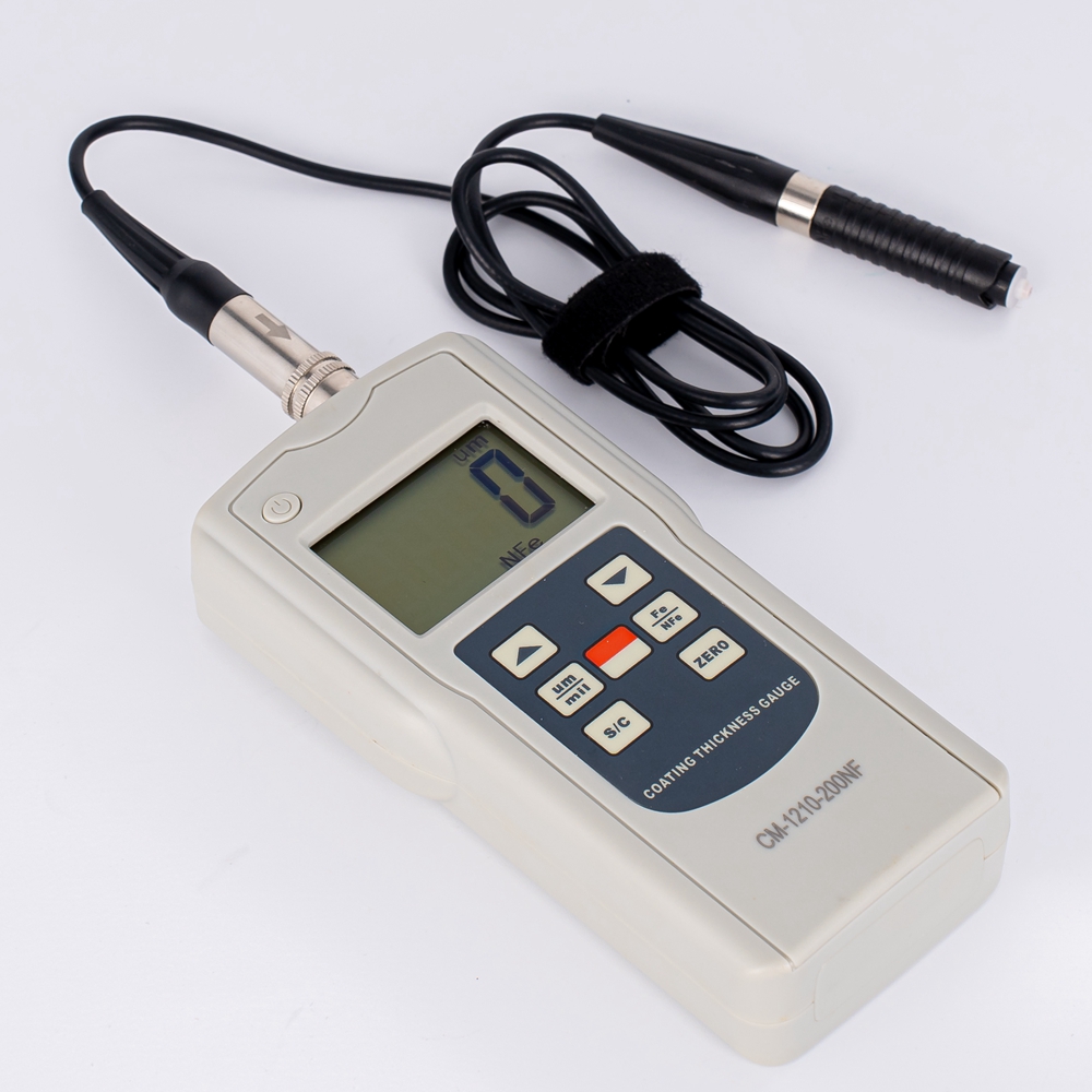 เครื่องวัดความหนาสี, Brand AMITTARI, Digital Micro Coating Thickness Gauge, Meter for small workpiece sample surface object Minimum 2mm