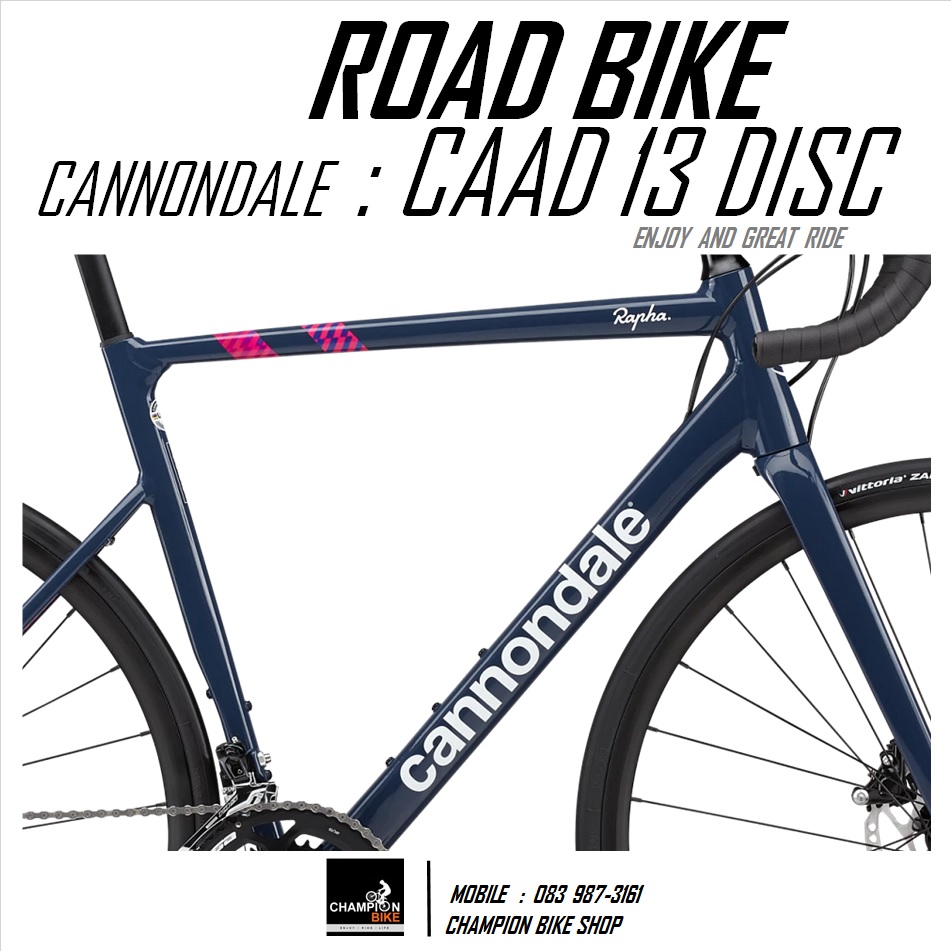 จักรยานเสือหมอบแคนนอนเดล CANNONDALE : CAAD 13 DISC - 2021 ROAD BIKE สีน้ำเงิน RAPHA TEAM REPLICA