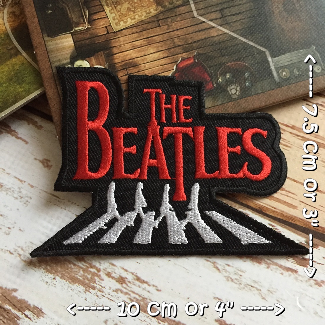 The Beatles วงดนตรี ร็อค เฮฟวี่เมทัล พังค์ ตัวรีดแบบปัก อาร์มปัก ตัวรีดติดเสื้อ ตัวรีด ติดกระเป๋า ติดหมวก ติดแจ๊คเก็ต Rock Iron on Embroidered Patch