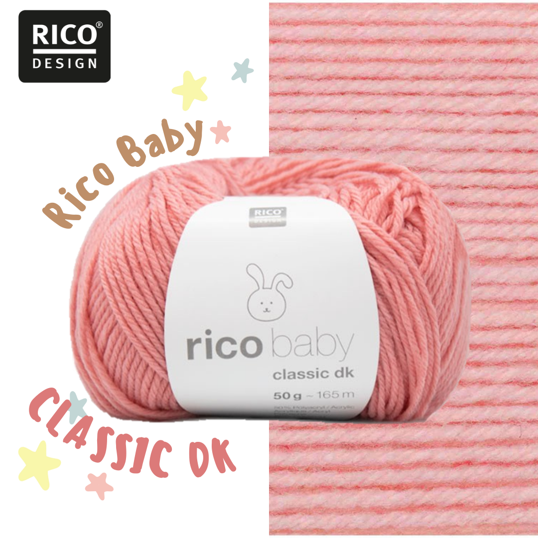 Rico Baby Classic dk ไหมถักชุด และของใช้สำหรับเด็ก นุ่มมากๆค่ะ Made in Italy