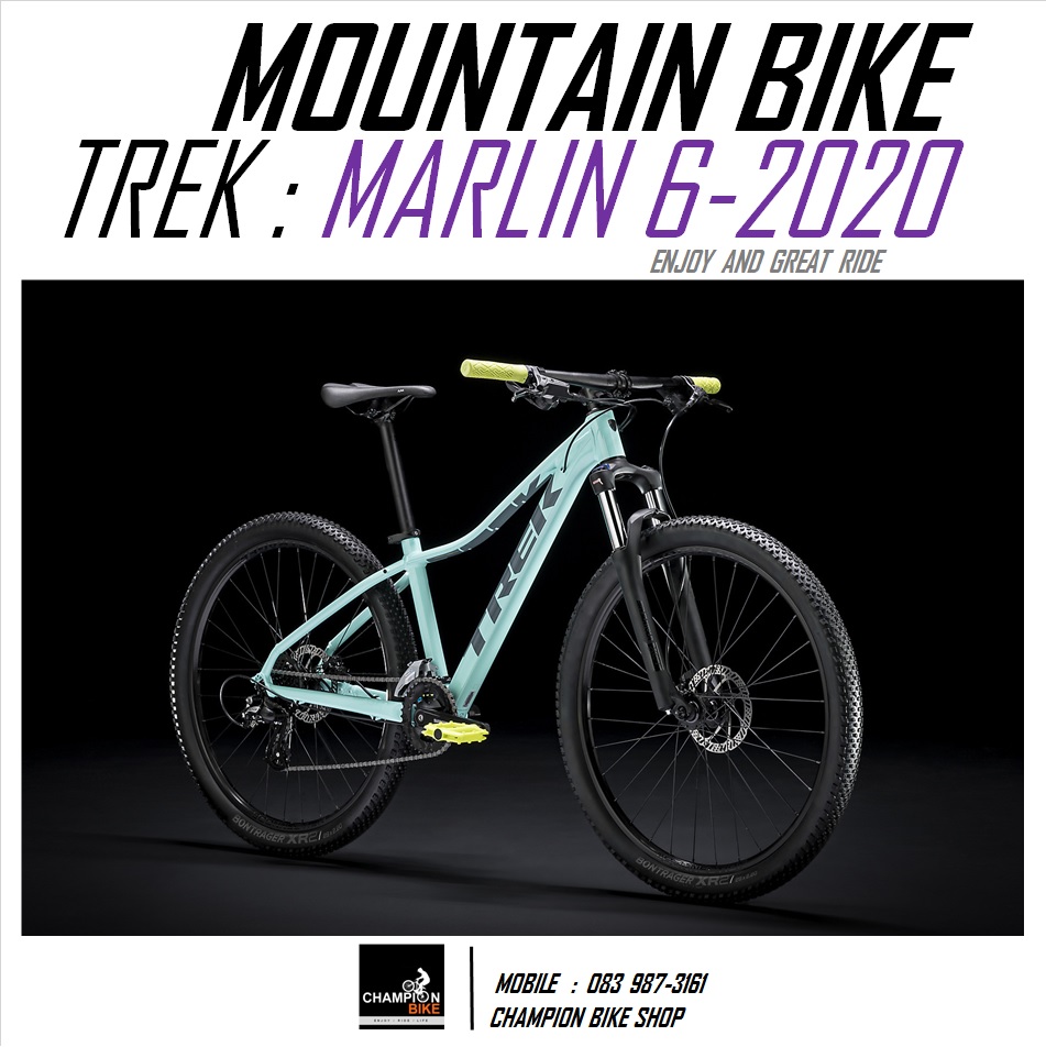 จักรยานเสือภูเขา สำหรับผู้หญิง TREK : MARLIN 6 DISC MOUNTAIN BIKE FOR WOMEN - 2020