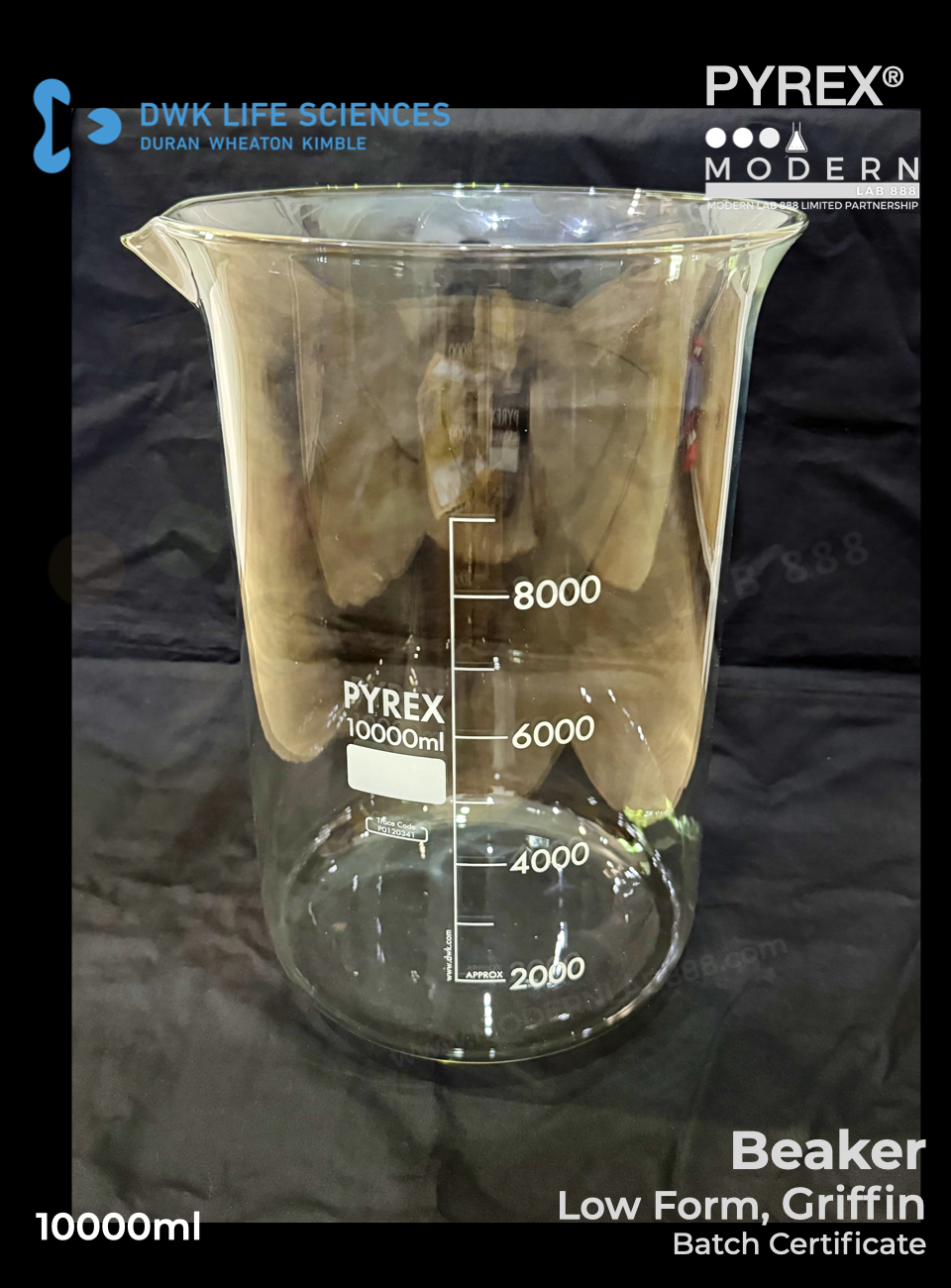 บีกเกอร์ทรงเตี้ย / Beaker, Low Form, Griffin, PYREX