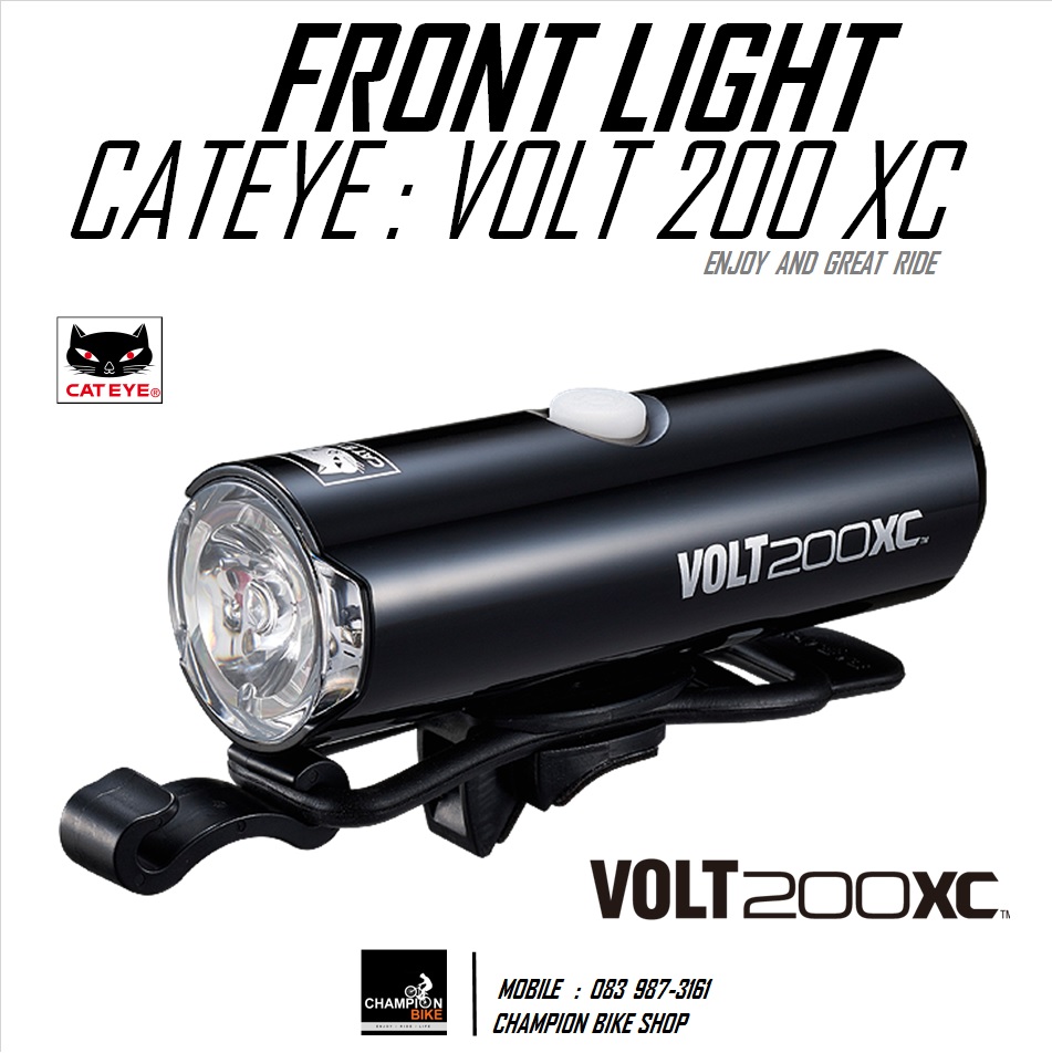 ไฟหน้าจักรยาน CATEYE : VOLT 200 XC (HL-EL060RC) BIKE FRONT LIGHT
