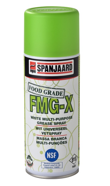สเปรย์จาระบีขาวเอนกประสงค์ฟู้ดเกรด SPANJAARD Food Grade White Multi Purpose Grease Spray