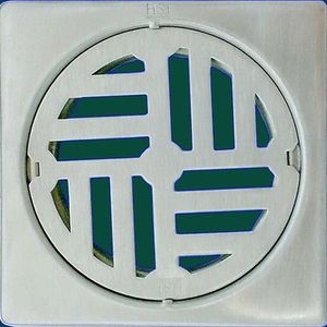 ตะแกรงน้ำทิ้ง (HSJ STAINLESS STEEL AREA DRAIN) แบบกรอบสี่เหลี่ยม ขนาด 2 นิ้ว