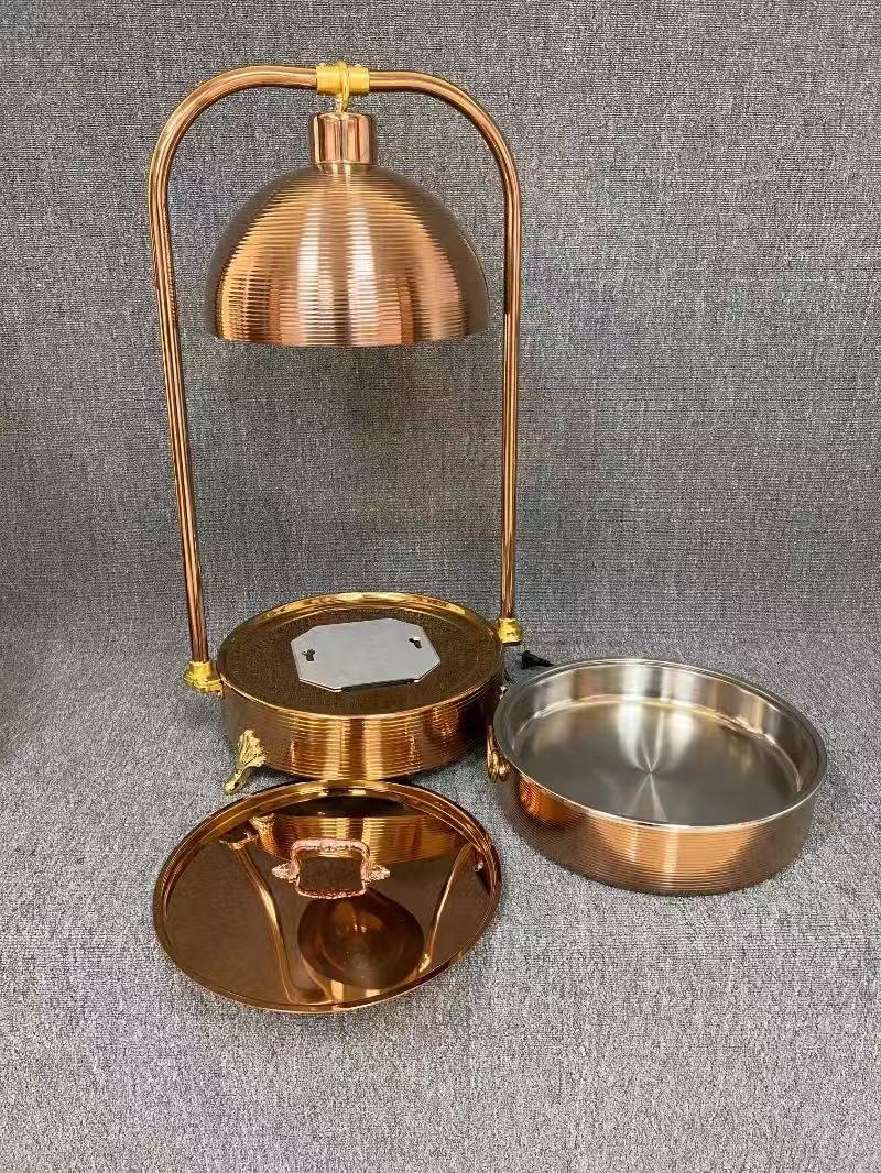 เตาอุ่นบุฟเฟ่ต์ อ่างสแตนเลส