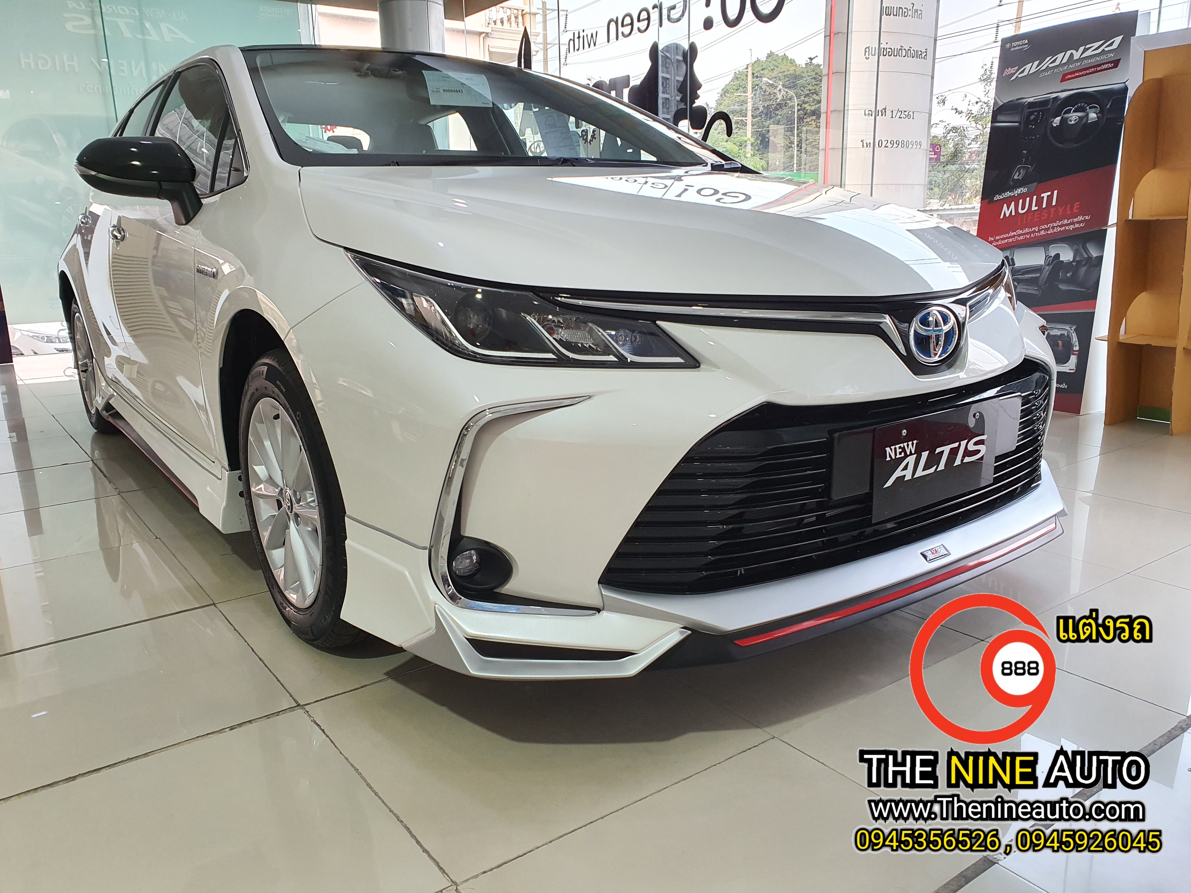 ชุดแต่ง Altis 2020 รุ่น Rider ชุด 5 ชิ้น(พร้อมสปอยเลอร์)
