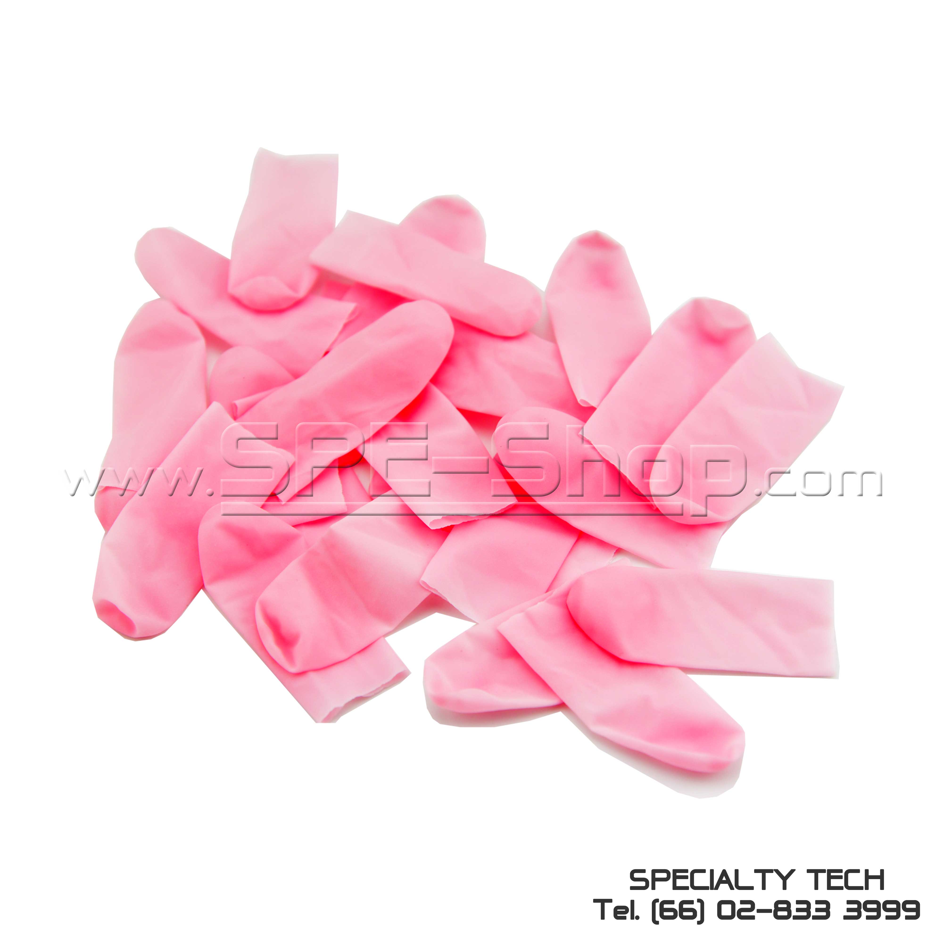 Anti-Static Pink Rough Cut Finger Cots