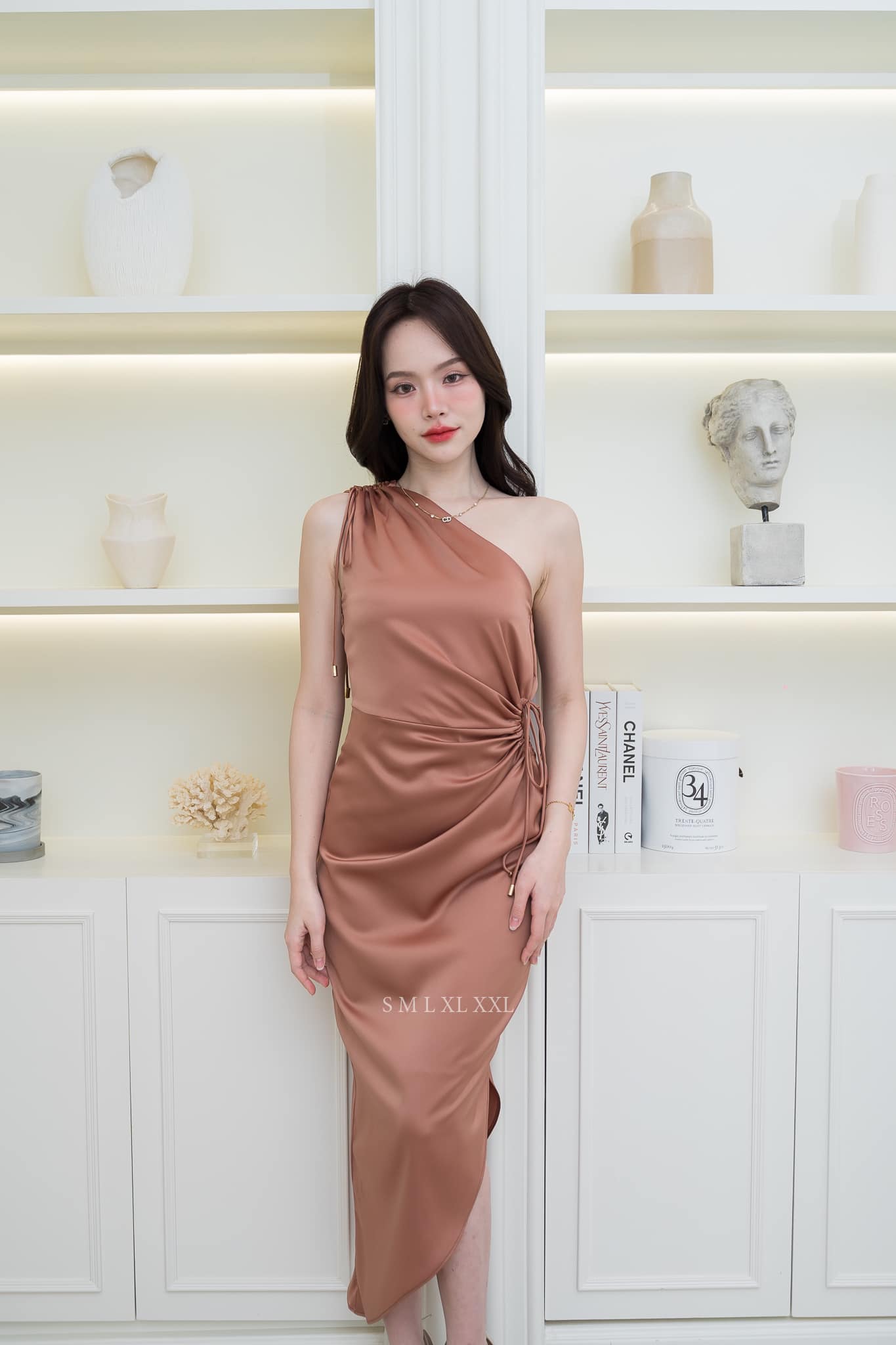 ชุดเพื่อนเจ้าสาวโทนสีน้ำตาล งานแต่งธีมสีน้ำตาล