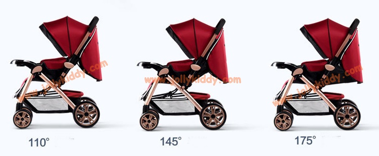 CS10120 รถเข็นเด็ก Welebao MT03 Premium สีแดง