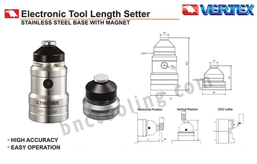 VERTEX,Electronic Tool Length Setter,HP-50EM,HP-100EM