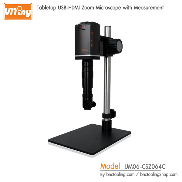 ViTiny,Tabletop USB-HDMI Zoom Microscope with Measurement,UM06-CSZ064C