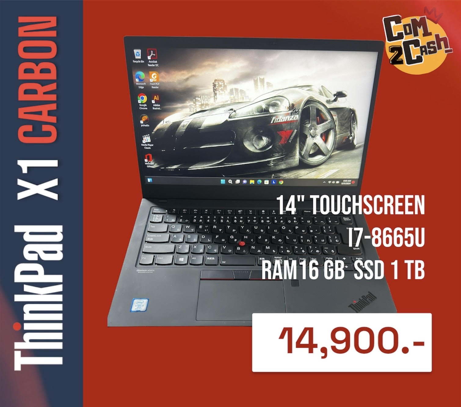Thinkpad X1 Carbon Touchscreen i7gen8