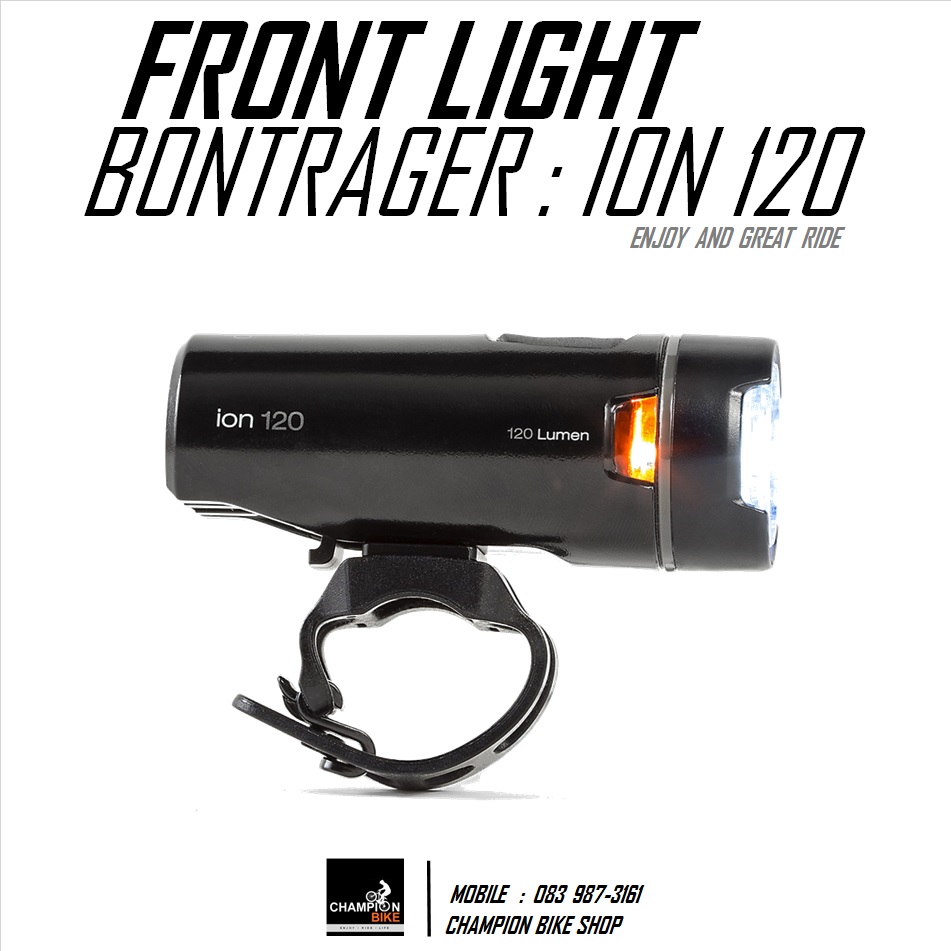 ไฟหน้าจักรยาน BONTRAGER : ION 120 FRONT LIGHT