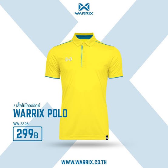 warrix เสื้อโปโลวาริกซ์แขนสั้นสีล้วน ผ้าไมโครโพลีเอสเตอร์ wa-3326 ของแท้ ขาว/กรมท่า/แดง/ม่วง/เหลือง/ทอง/ชมพู วอริกซ์ แท้ 100%