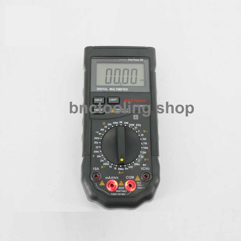ดิจิตอลมิเตอร์ อุปกรณ์ที่ใช้วัดค่าพารามิเตอร์ทางไฟฟ้า,MASTECH MS8265 Professional Digital Multimeter for AC/DC Voltage Current Test.