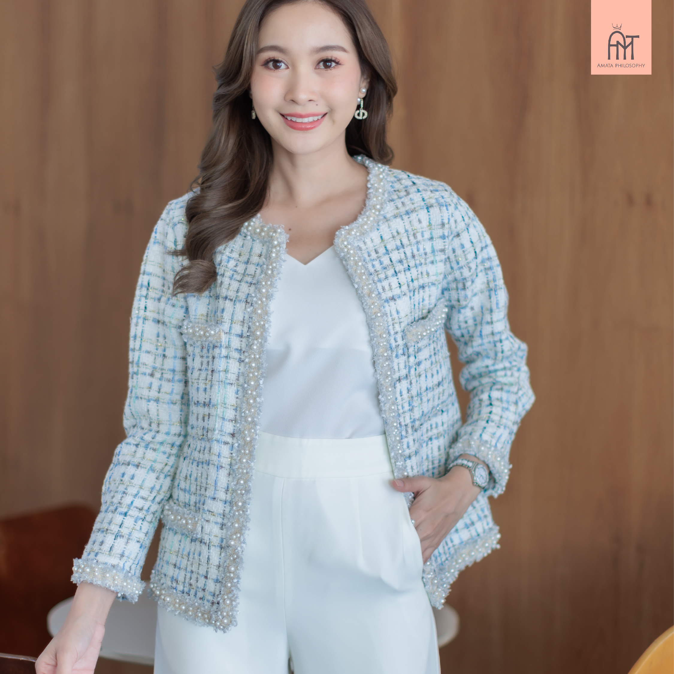 AMATA Tank Top แดง ดำ ขาว ม่วง