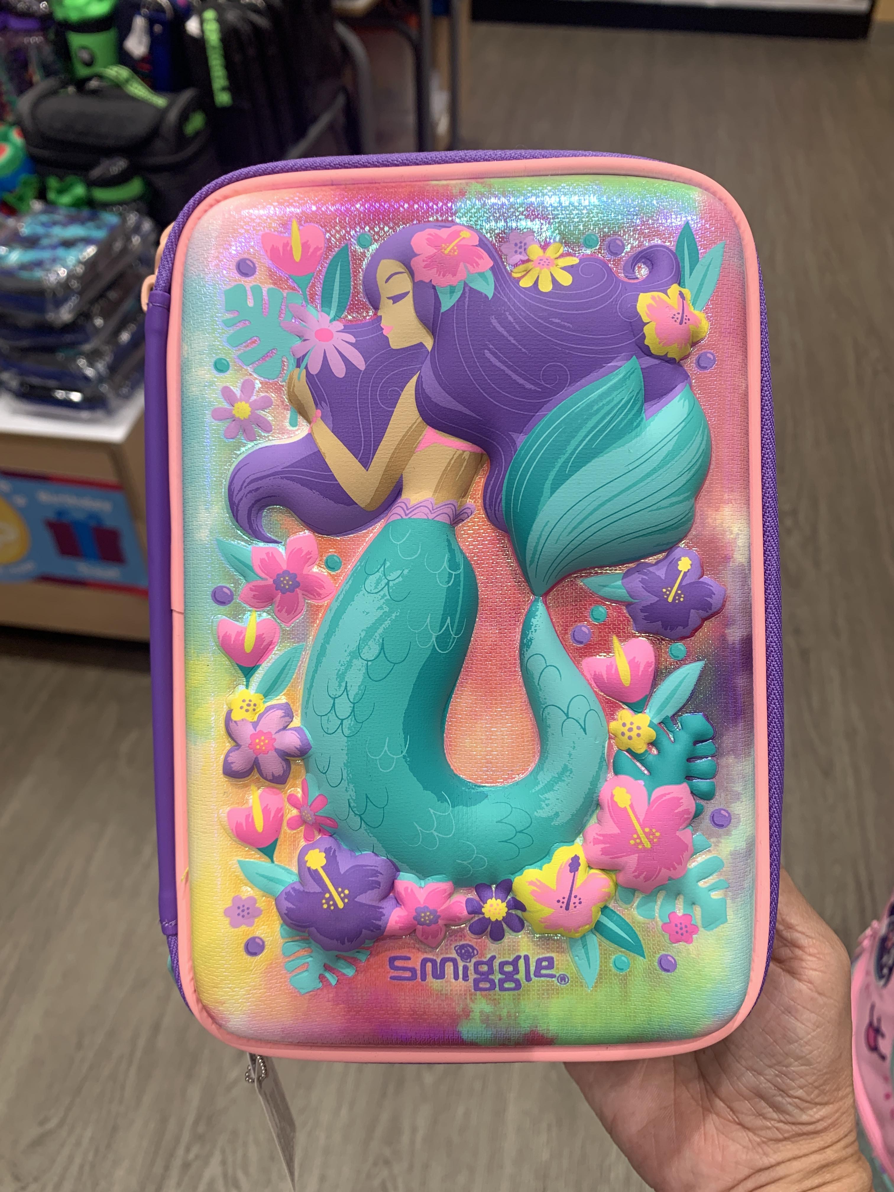 กล่องดินสอ 3 ชั้น Smiggle Maxi Triple Up Hardtop -Fancy-เงือก