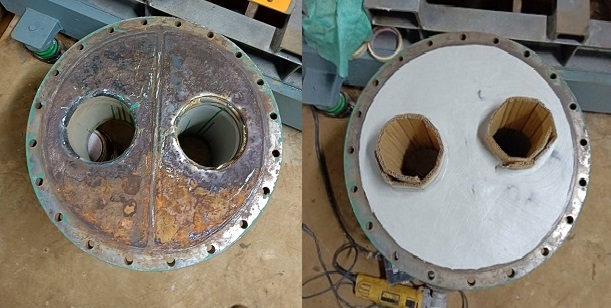 อีพ็อกซี่ซ่อมผิวหน้าแปลน Heat Exchanger ป้องกันการกัดกร่อนจากการเสียดสีและความร้อน