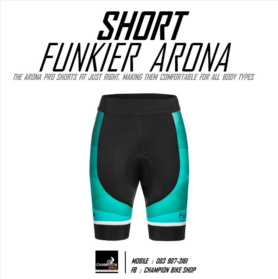 กางเกงปั่นจักรยานผู้หญิง FUNKIER : S2799-B13 ARONA WOMEN CYCLING SHORT