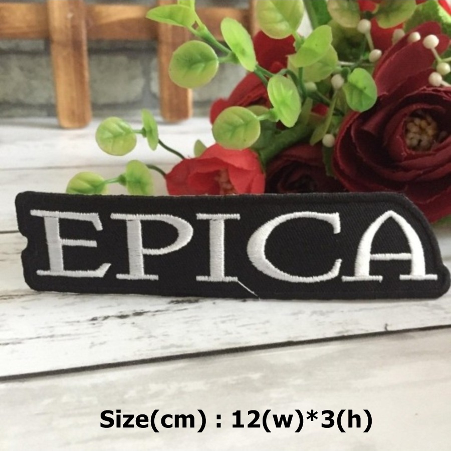 Epica ตัวรีดติดเสื้อ อาร์มรีด อาร์มปัก ตกแต่งเสื้อผ้า หมวก กระเป๋า แจ๊คเก็ตยีนส์ Rock Iron on Embroidered Patch
