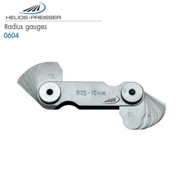 HELIOS-PREISSER,Radius gauges/ Precision individual radius gauges,0604