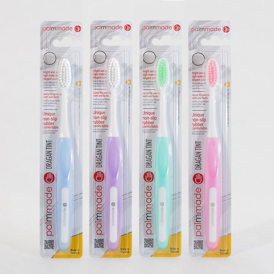 แปรงสีฟัน ปาล์มเมด ดราแก้นทิ้นท์ (12 ชิ้น)