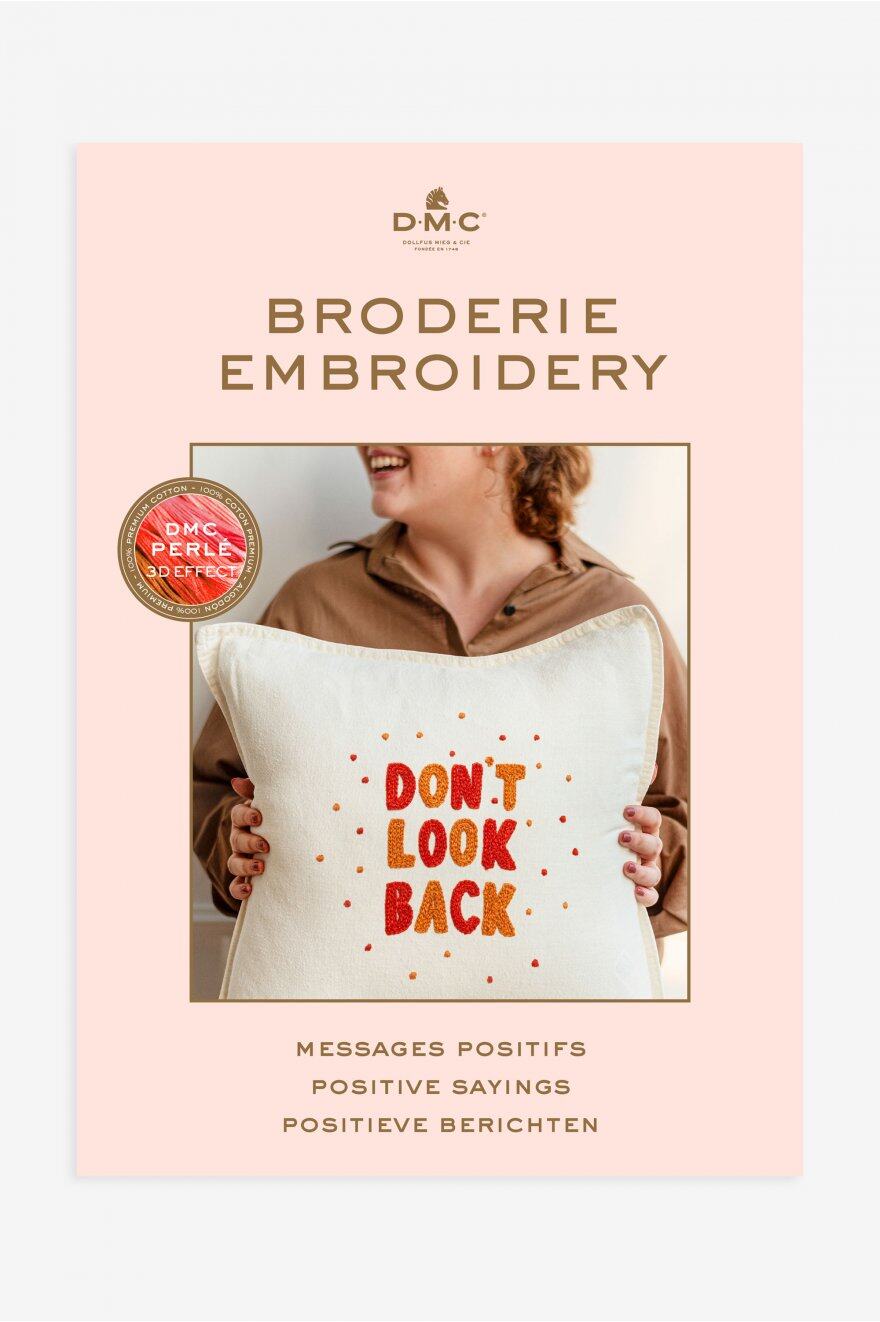DMC แบบงานปัก Embroidery " POSITIVE MESSAGES " 💕 15842/F22