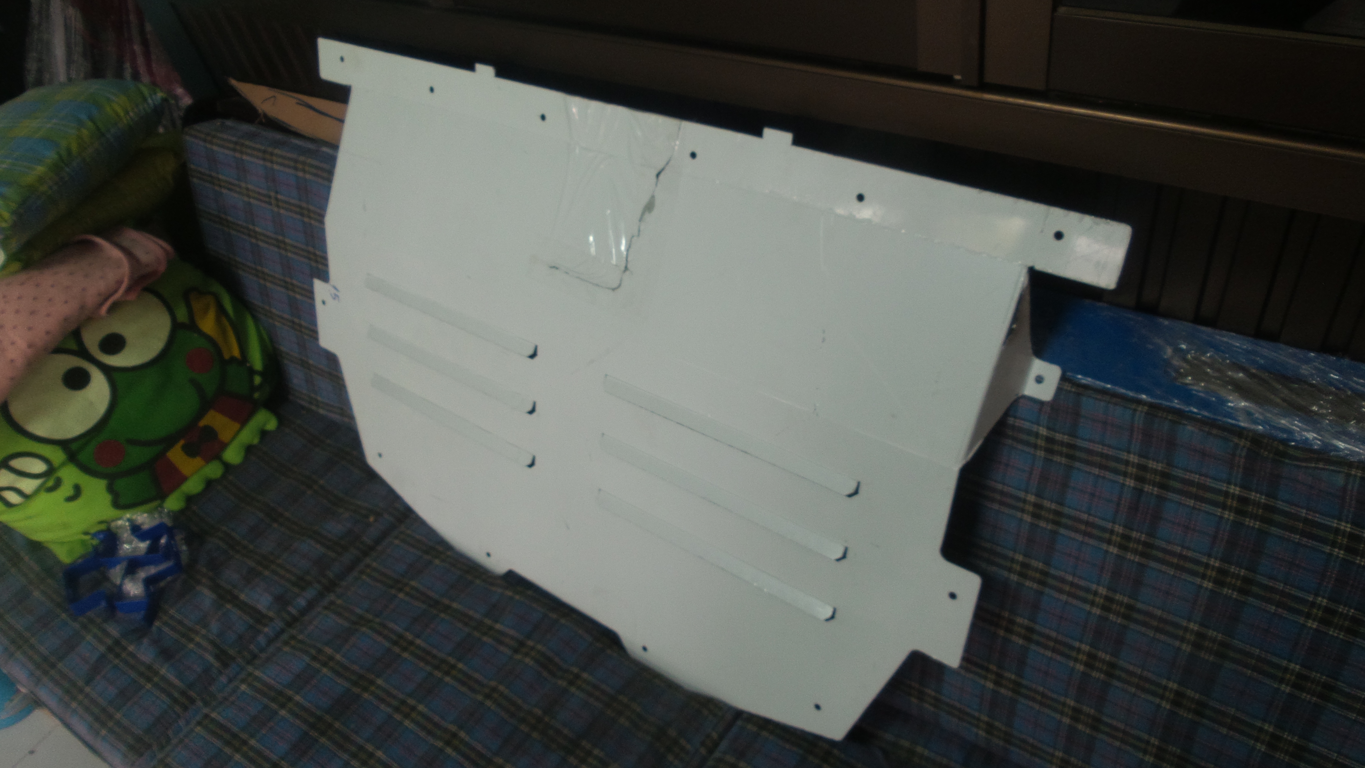 แผ่นปิดใต้ห้องเครื่องอลูมิเนียม Mazda 2 Sky Raceplate_Undertray