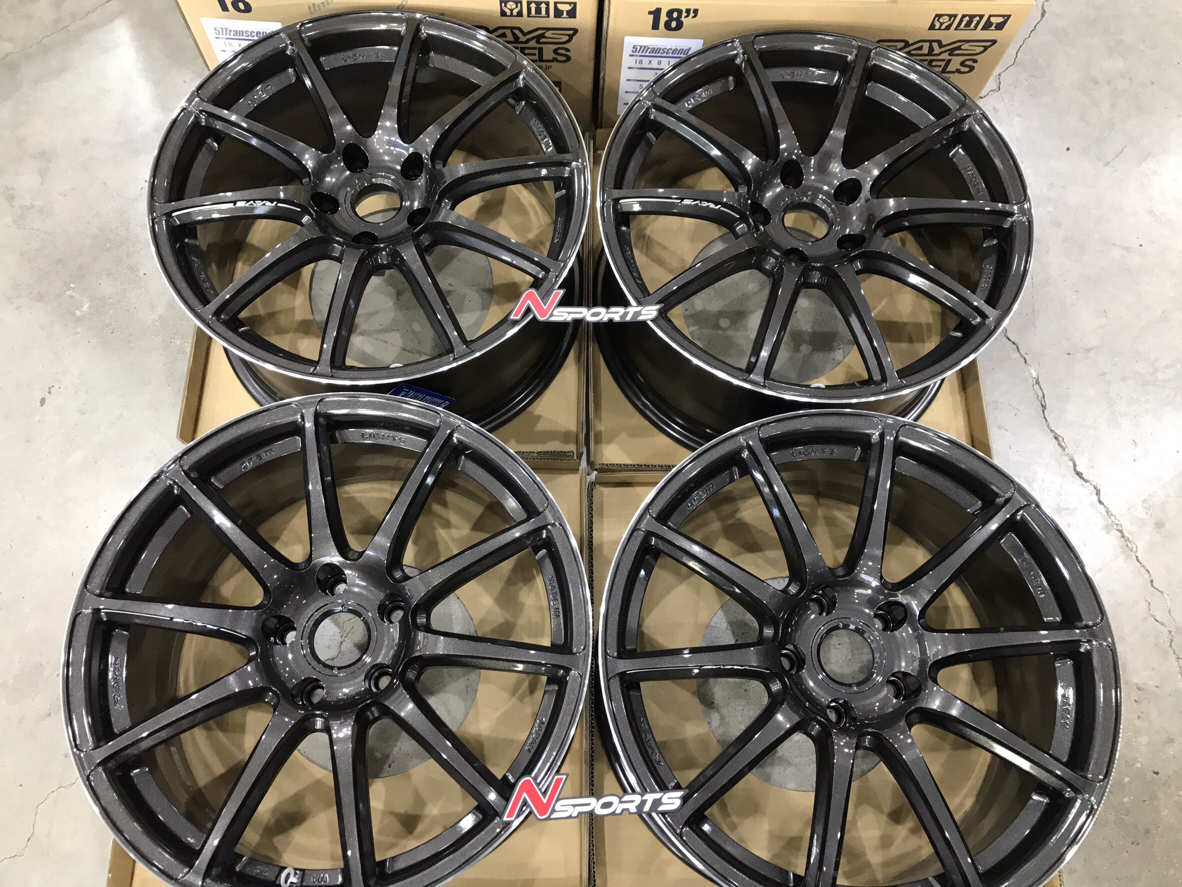 Rayswheel 57Transcend 18x8.5+38 5-114.3