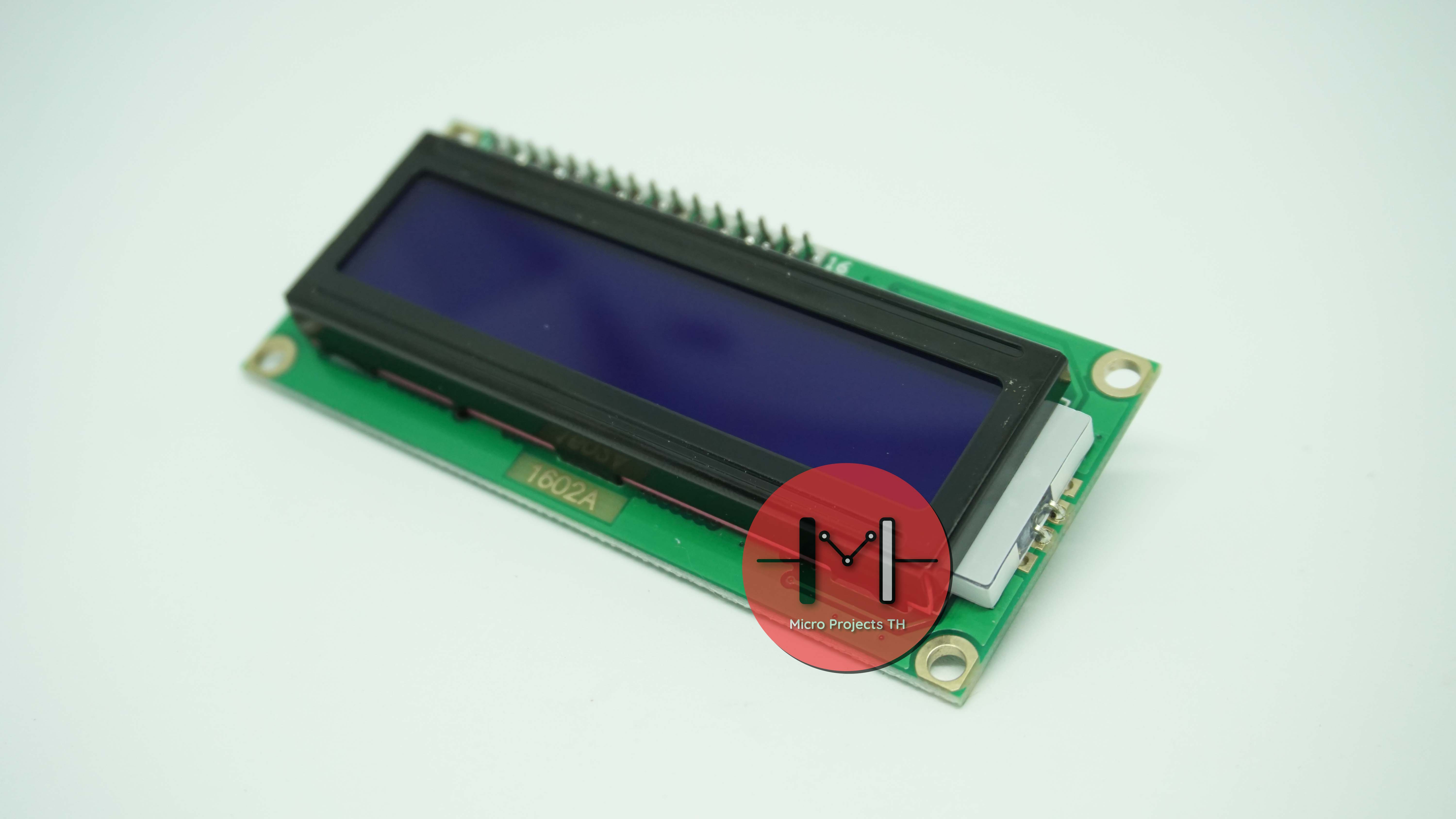 LCD 1602 (Blue Screen) โมดูลจอแสดงผล 16x2 อักขระ พร้อม I2C Module