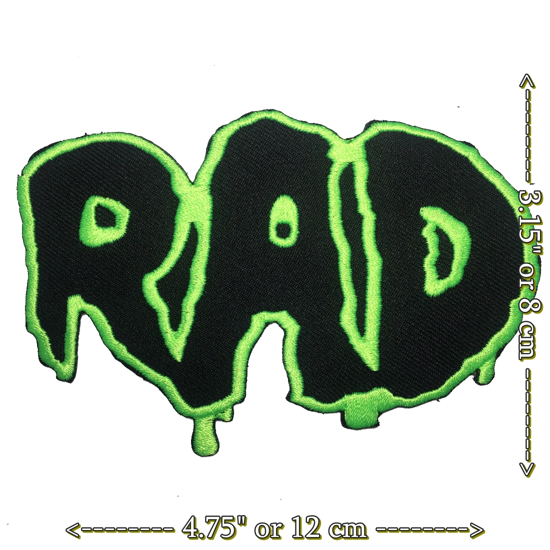 Rad Hipster ตัวรีดติดเสื้อ อาร์มรีด อาร์มปัก ตกแต่งเสื้อผ้า หมวก กระเป๋า แจ๊คเก็ตยีนส์ Quote Embroidered Iron on Patch