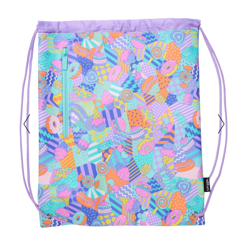 เป้รูด กันน้ำ Smiggle Drawstring Bag - Away- candy