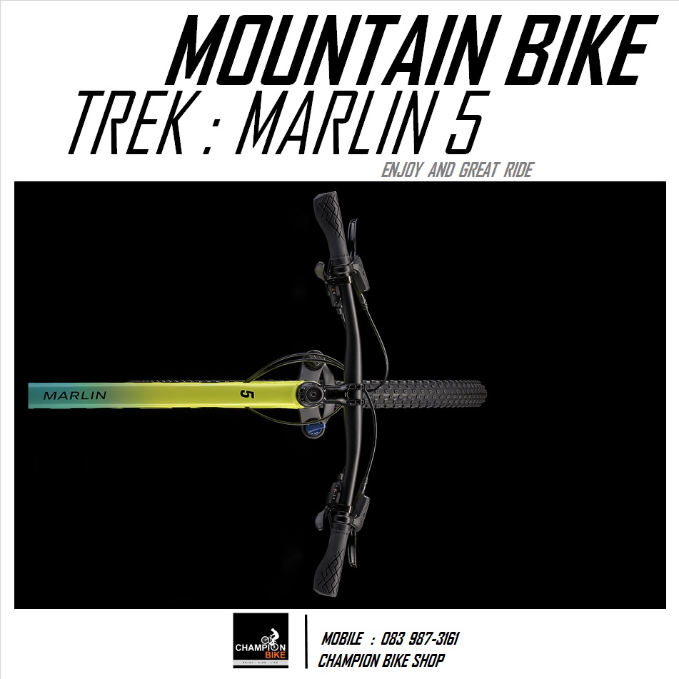 จักรยานเสือภูเขา TREK MARLIN 5 DISC MOUNTAIN BIKE - 2022 สีเขียวนีออน-เขียวมินต์