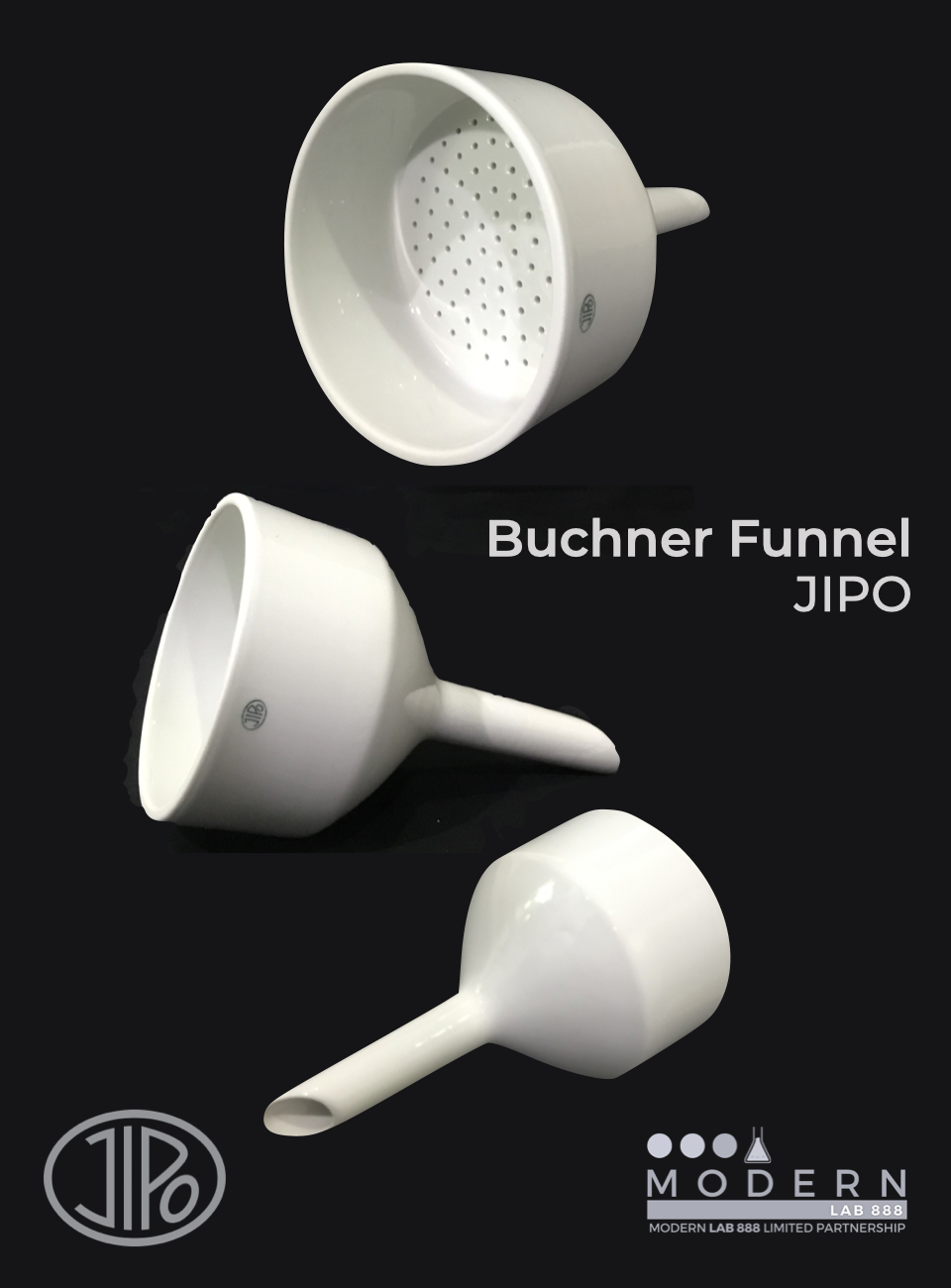 กรวยกรองบุชเนอร์ / Buchner Funnel, JIPO