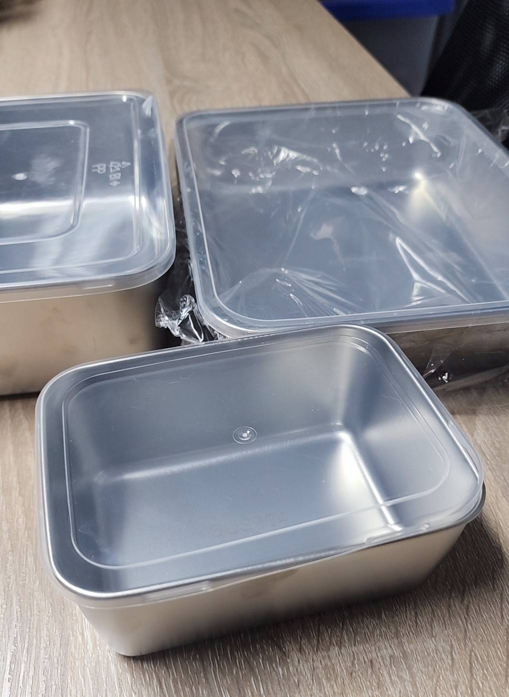 กล่องเก็บอาหาร SUS304 กล่องสแตนเลสพร้อมฝาปิด